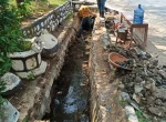 Proyek Pembuatan Drainase Jalan Lingkar Cariu Dikerjakan Asal-Asalan, Kontraktor Terancam Kena Denda