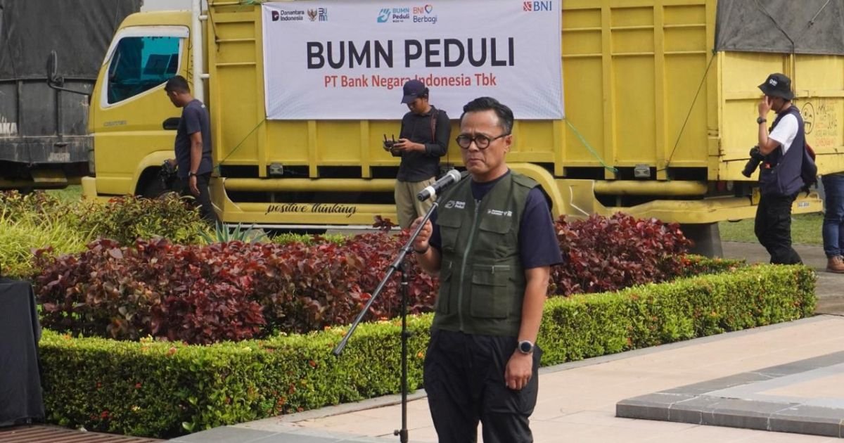 BNI berkerja sama dengan BUMN kirim relawan bantu pasca bencana Aceh dan Sumatra.poto Alek.