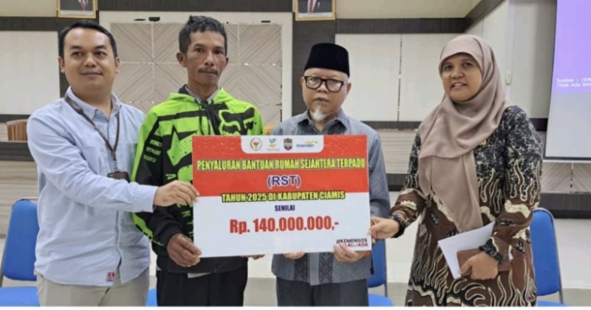 Berkat Aspirasi KH. Surahman Hidayat, 7 Rumah Warga di Ciamis Jadi Layak Huni