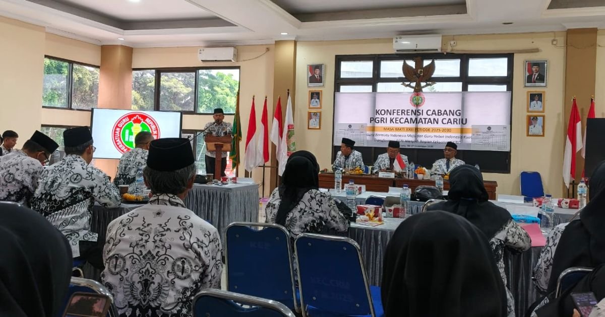 Aklamasi, Asep Sutiana Kembali Nakhodai PGRI Kecamatan Cariu 2025–2030