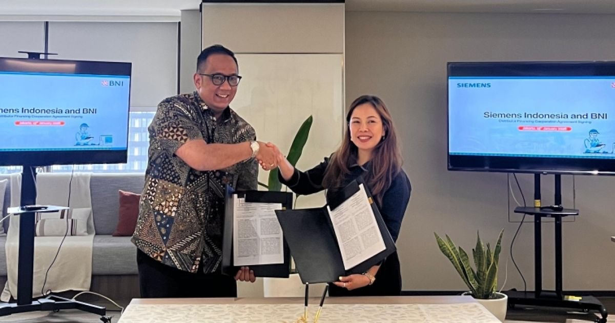 PT Bank Negara Indonesia (Persero) Tbk atau BNI menjalin kerja sama strategis dengan PT Siemens Indonesia.poto Jo.