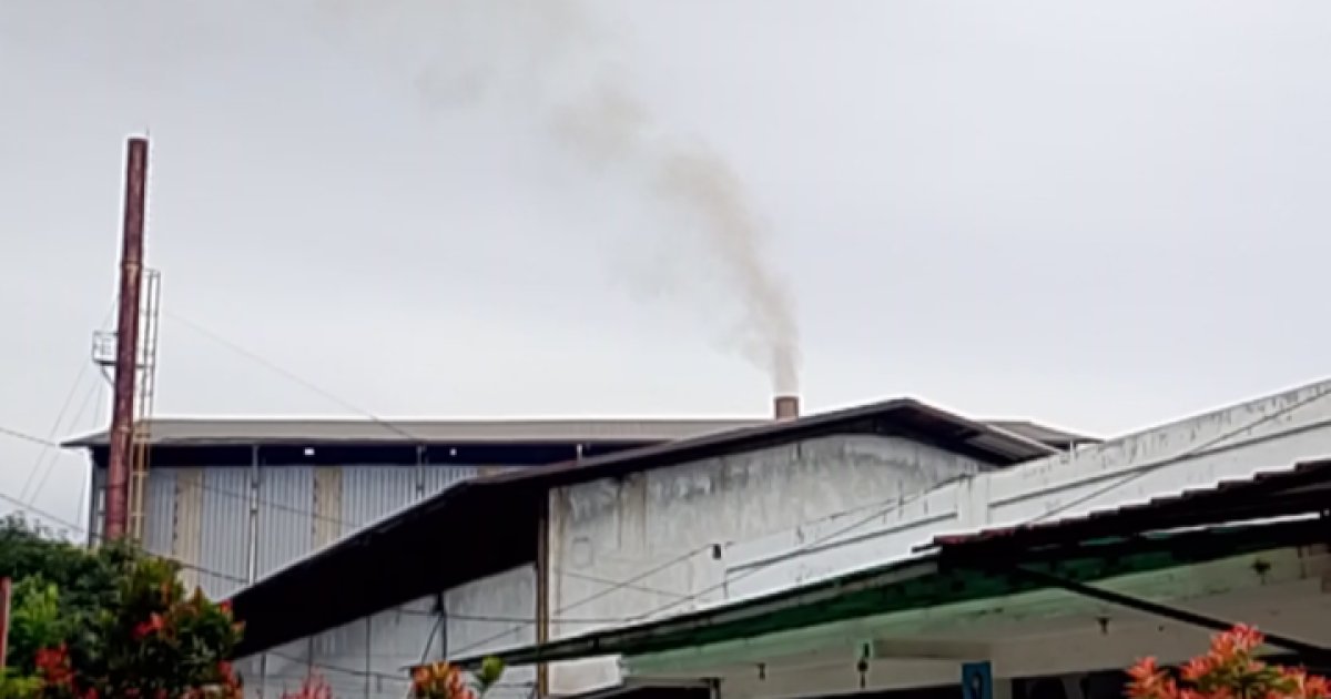 Diduga Cemari Lingkungan, Kepulan Asap Tebal dari Cerobong PT Hakatex Jadi Sorotan