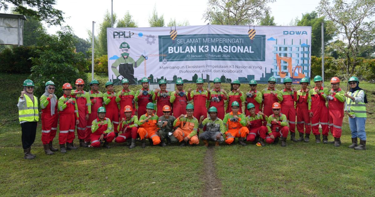 Ribuan Karyawan PPLI Ikuti Apel Massal Bulan K3, Tegaskan Komitmen Zero Incident