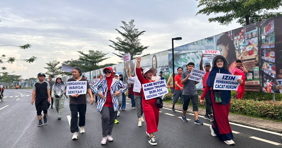 Warga Bersama Paguyuban Warga Cluster Virginia, Desa Ciangsana, Kecamatan Gunung Putri, Kabupaten Bogor.