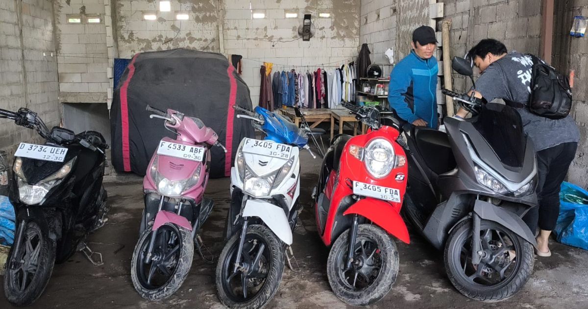 Digerebek Subuh-Subuh! Lapak Besi Tua di Cileungsi Diduga Jadi Transit Motor Curian
