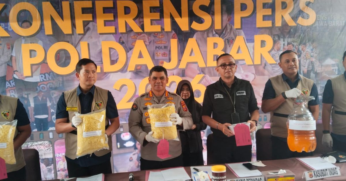 Residivis Kasus Pangan Kembali Beraksi, 1 Ton Mi Berformalin Disita Polda Jabar