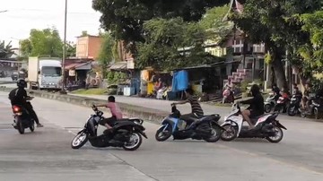 Ilustrasi balap liar (dok Istimewa)