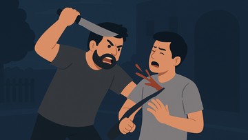 Geng Motor Sukabumi Mengganas, Remaja 16 Tahun Dibacok Saat Bangunkan Sahur