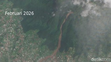 Potret Satelit Ungkap Kerusakan Masif Gunung Burangrang Usai Longsor Maut
