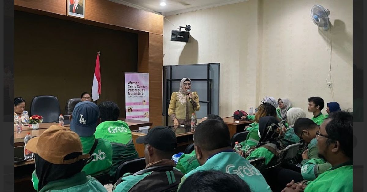 WCC Puantara Ajak Driver Grab Surabaya Kolaborasi tentang KDRT