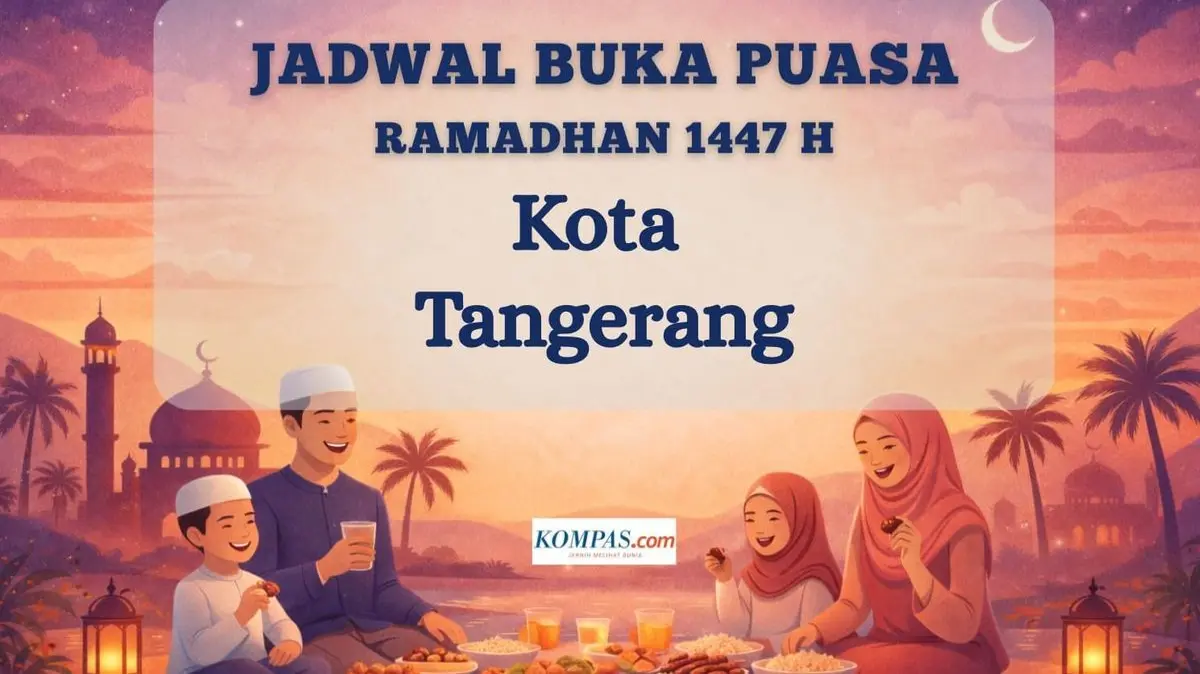 Jadwal Buka Puasa Tangerang 25 Februari 2026: Cek Waktu Maghrib Hari Ke-7