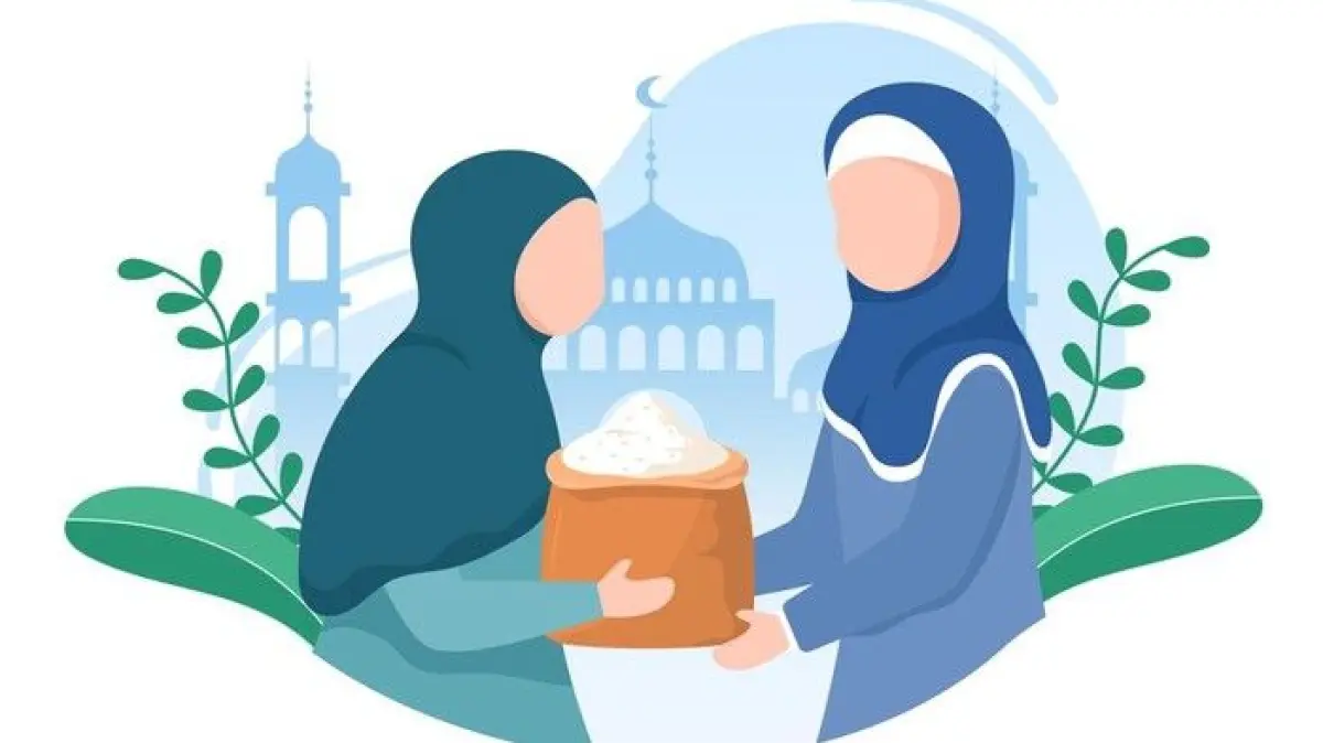 Ilustrasi membayar zakat fitrah untuk orang tua. (Foto: Getty Images/iStockphoto/wongmbatuloyo)