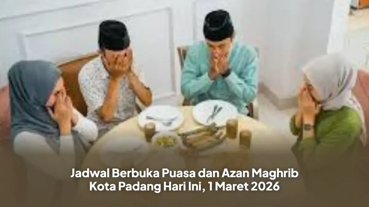 Panduan Ibadah Padang: Cek Jadwal Imsak dan Buka Puasa 1 Maret 2026