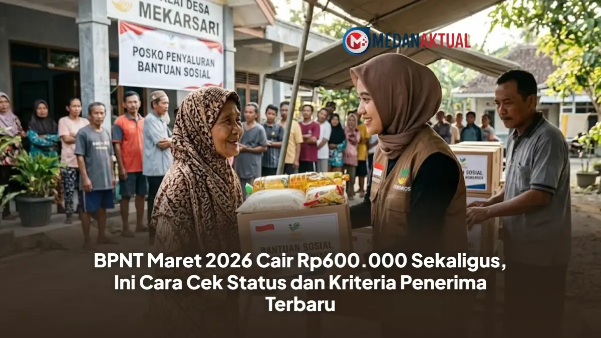 BPNT Maret 2026 Cair Rp600.000 Sekaligus, Ini Cara Cek Status dan Kriteria Penerima Terbaru