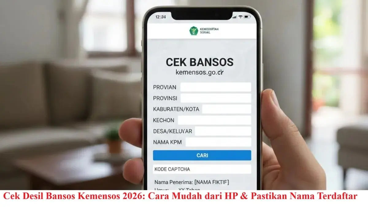 Cara Cek Desil Bansos Kemensos 2026, Status PKH, BPNT, PBI-JK