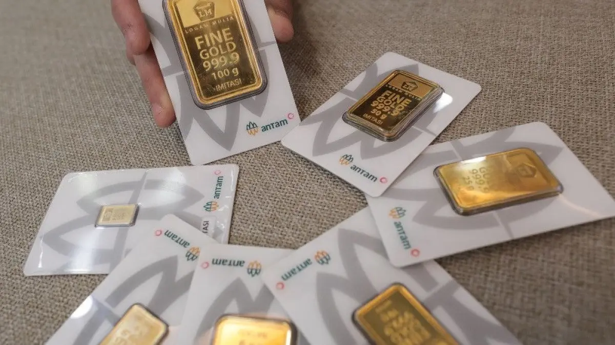 Harga Jual-Beli Emas Antam Anjlok Signifikan di Awal Maret 2026