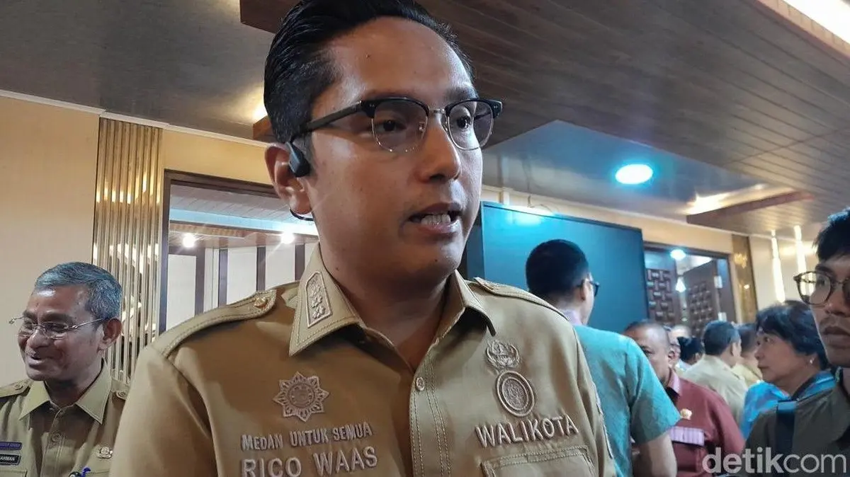 Foto: Wali Kota Medan Rico Waas. (Rechtin Hani Ritonga/detikSumut)