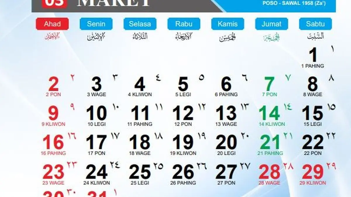 Kalender Libur Panjang Maret 2026: Nyepi dan Idul Fitri Bersatu Ciptakan Jeda Tujuh Hari Bagi Masyarakat