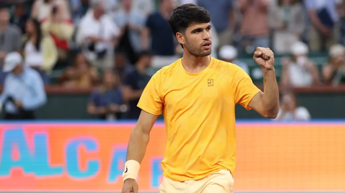 Alcaraz Pertahankan Rekor Tak Terkalahkan 2026 Usai Tumbangkan Rinderknech di Indian Wells
