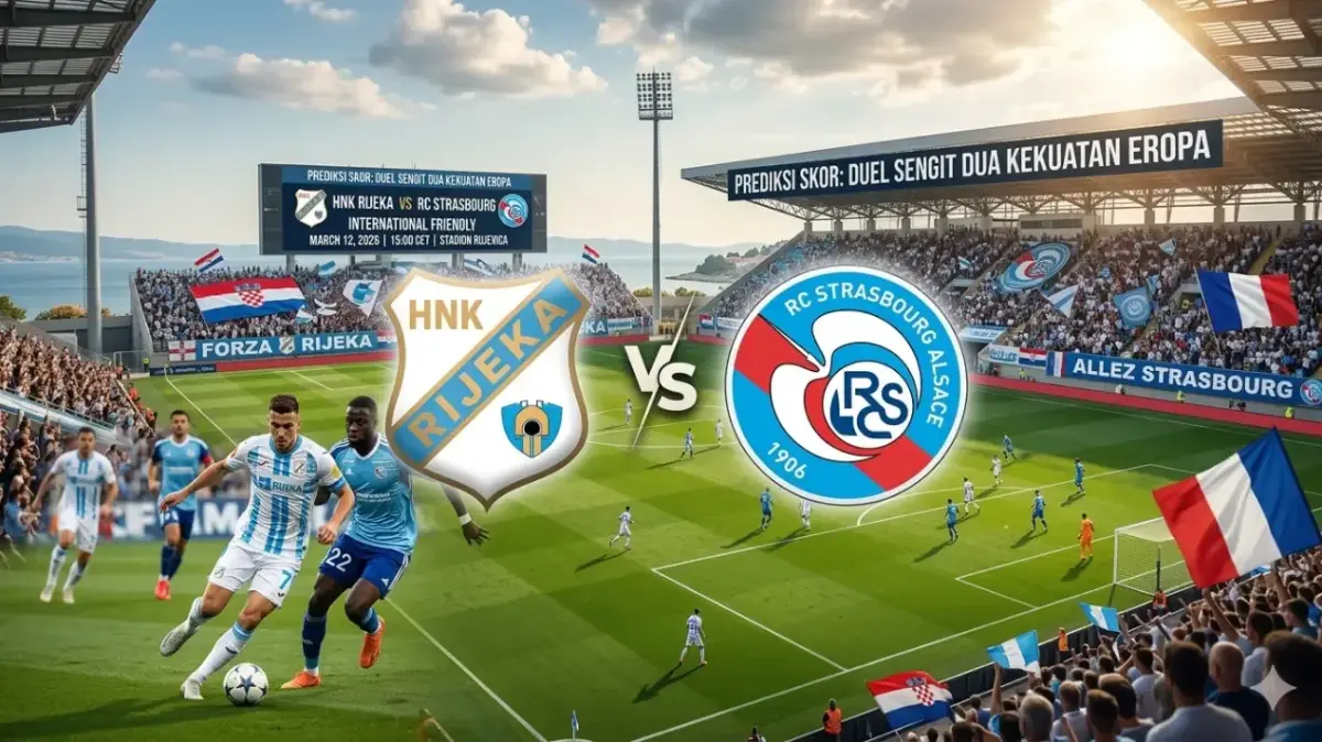 Duel Persahabatan Internasional: HNK Rijeka Hadapi Tantangan Kecepatan RC Strasbourg di Rujevica