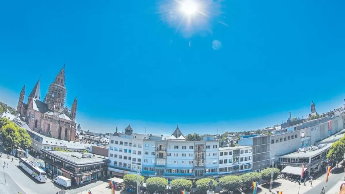 Die Lu di bawah terik matahari: Prakiraan cuaca menunjukkan bahwa minggu depan bisa jadi sangat panas. Foto: Sascha Kopp