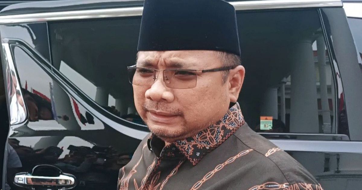Eks Menteri Agama (Menag) Yaqut Cholil Qoumas di Istana Kepresidenan, Jakarta beberapa waktu lalu. (Foto Kompas.com/Dian Erika)