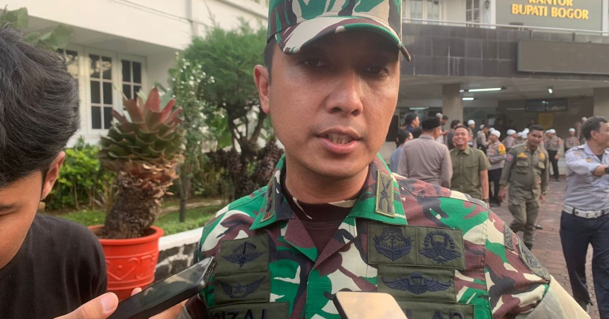 Dandim 0621 Kabupaten Bogor, Letkol Inf. Rizal Dwijayanto. Foto : bogorplus.id