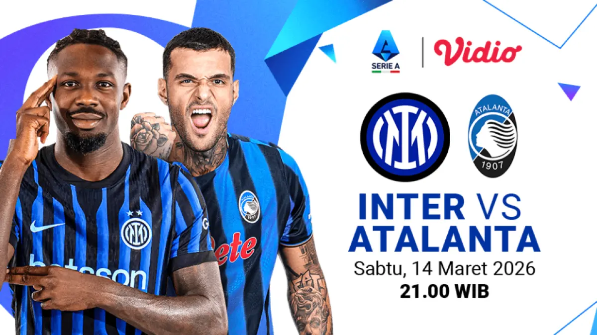 Inter Milan vs Atalanta duel pelampiasan raksasa yang terluka eksklusif cuma di Vidio