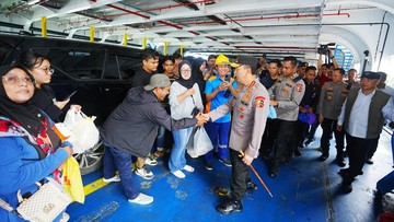 Kapolri Turun Langsung Awasi Arus Balik Kedua di Bakauheni, Antisipasi Kepadatan Pemudik Sumatera