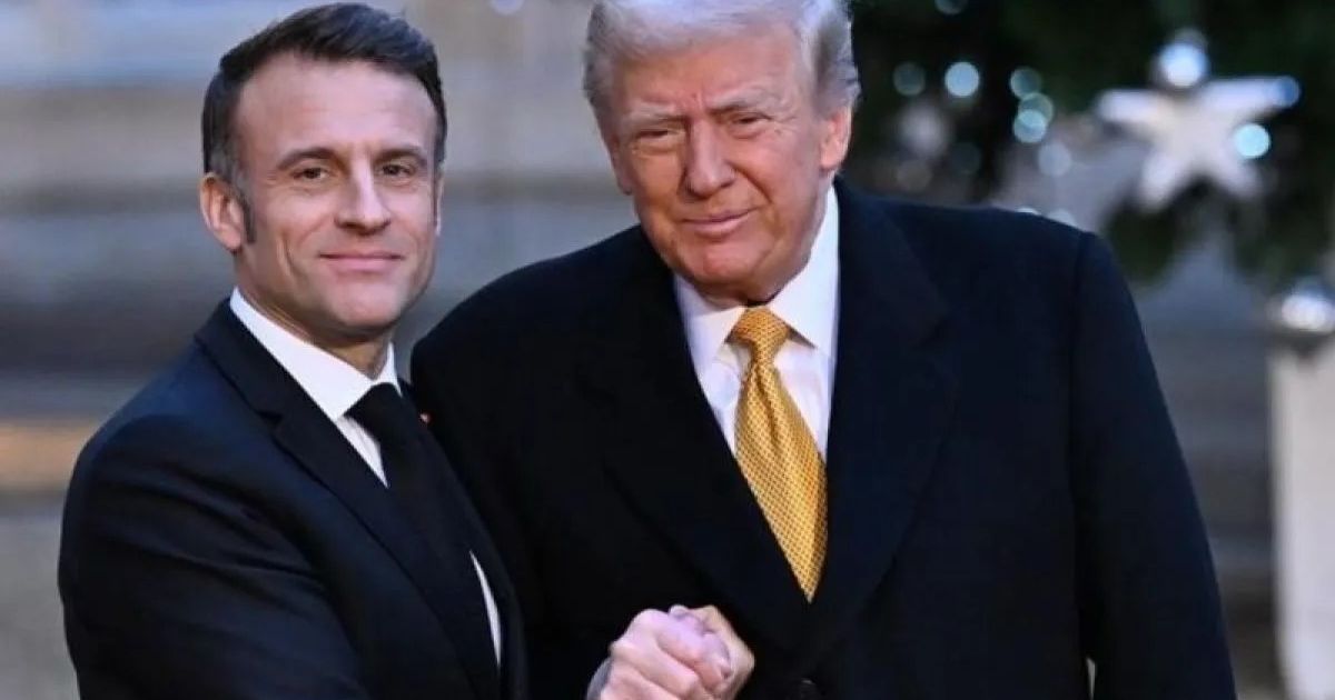 Macron Skakmat Trump (Antara)