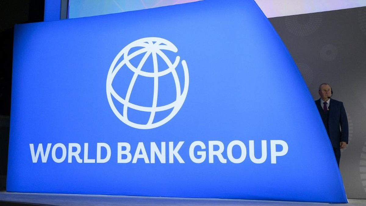 Foto: Logo Bank Dunia. (AFP/ANDREW CABALLERO-REYNOLDS/File Foto)