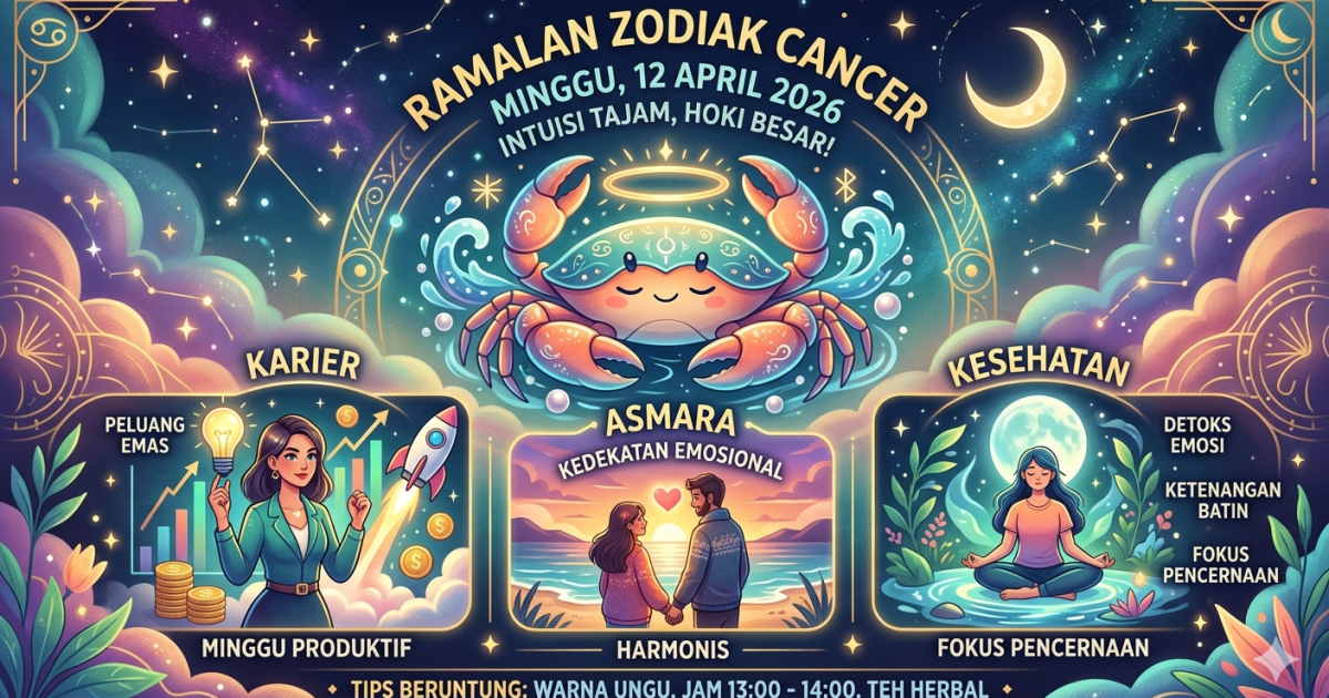 Prediksi Astrologi: Cancer Diprediksi Mencapai Puncak Kinerja dan Harmoni Batin Minggu Kedua April 2026