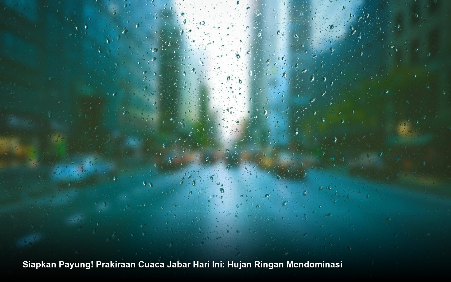 Siapkan Payung! Prakiraan Cuaca Jabar Hari Ini: Hujan Ringan Mendominasi