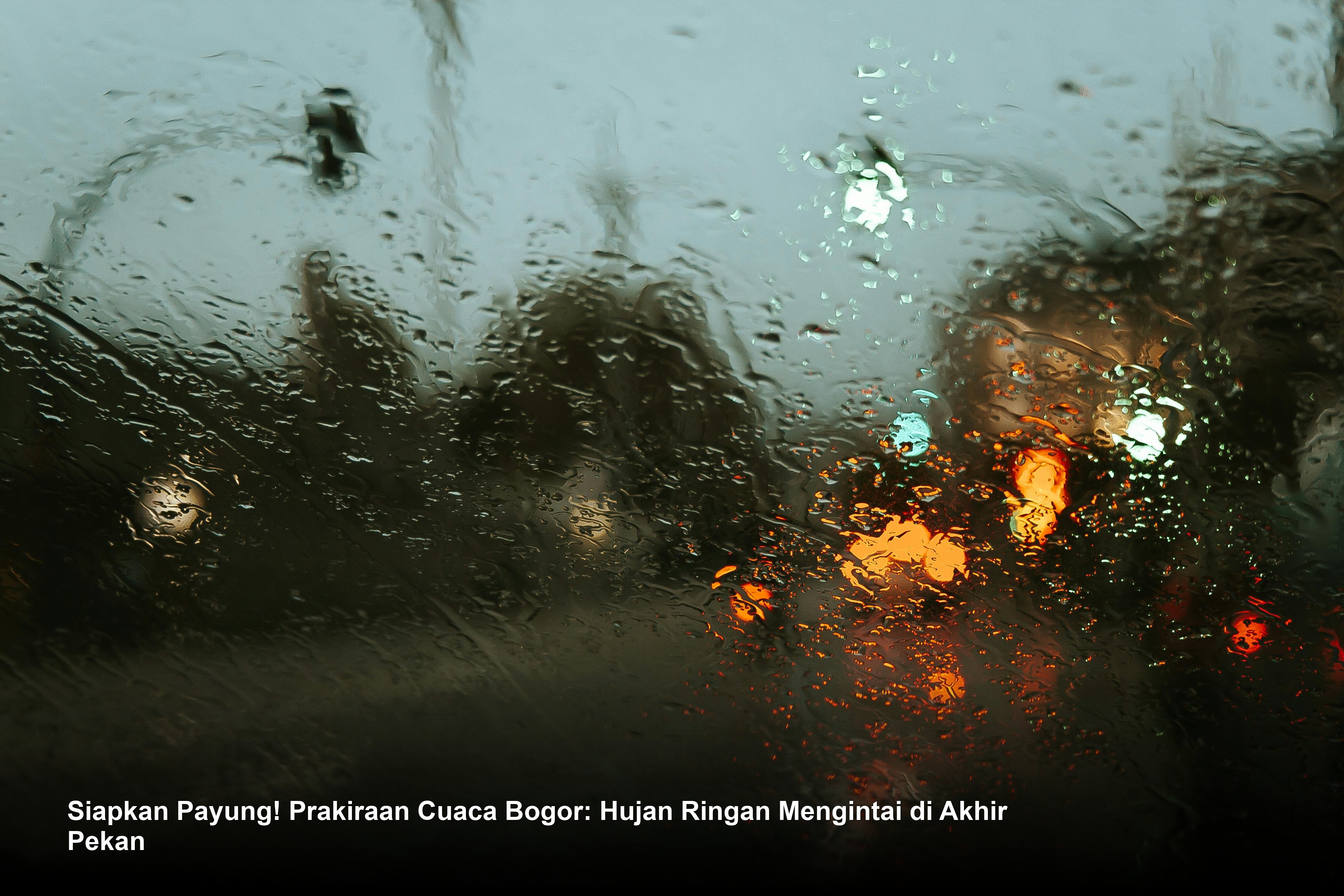 Siapkan Payung! Prakiraan Cuaca Bogor: Hujan Ringan Mengintai di Akhir Pekan