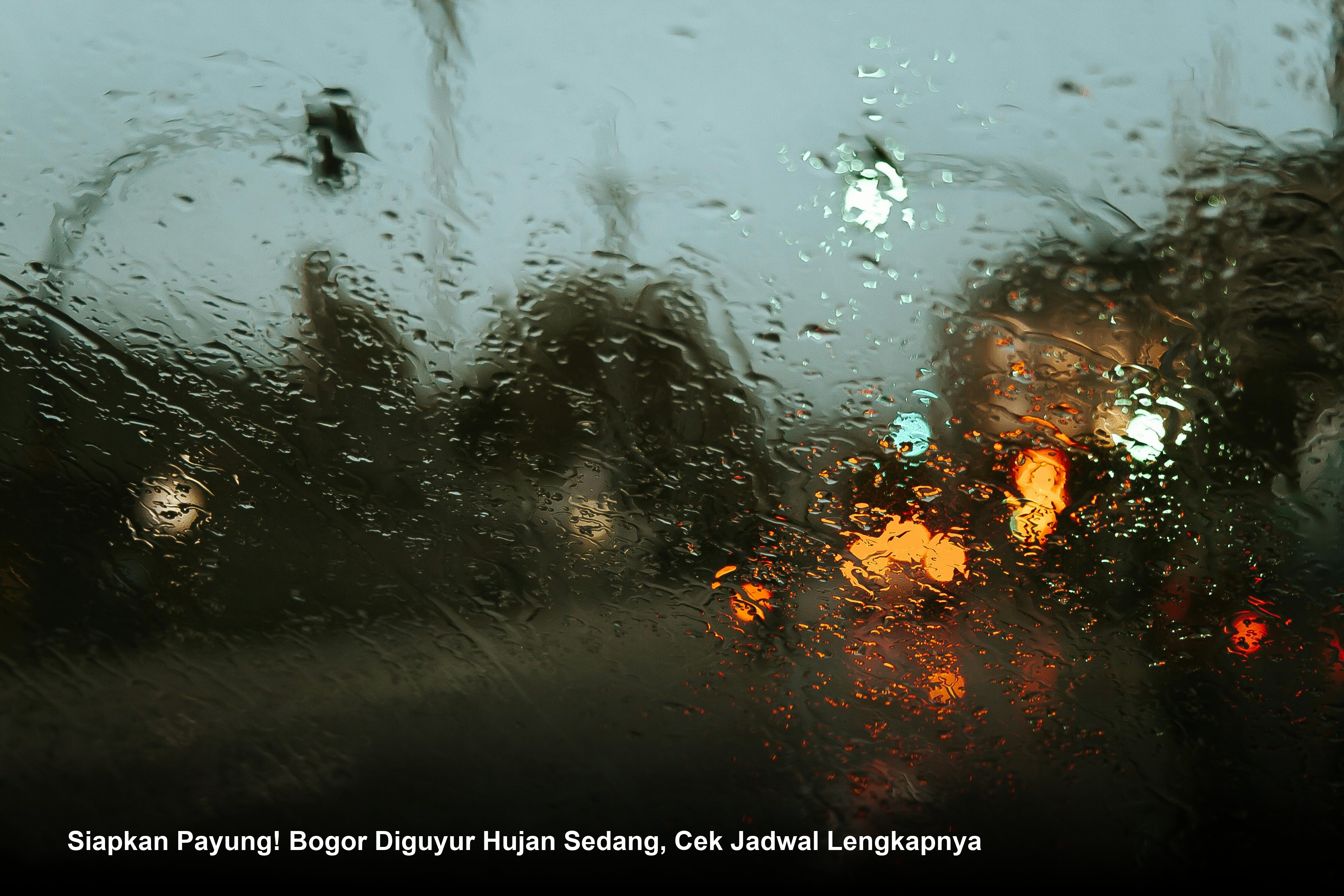 Siapkan Payung! Bogor Diguyur Hujan Sedang, Cek Jadwal Lengkapnya
