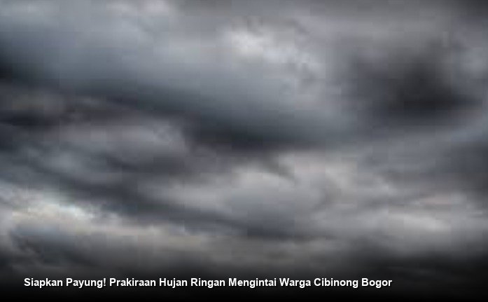 Siapkan Payung! Prakiraan Hujan Ringan Mengintai Warga Cibinong Bogor