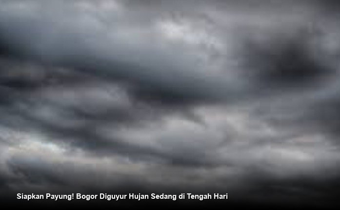 Siapkan Payung! Bogor Diguyur Hujan Sedang di Tengah Hari