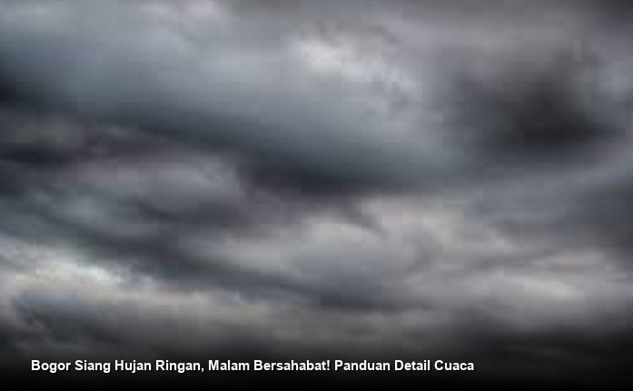 Cuaca Wilayah Kabupaten Bogor dan Sekitarnya
