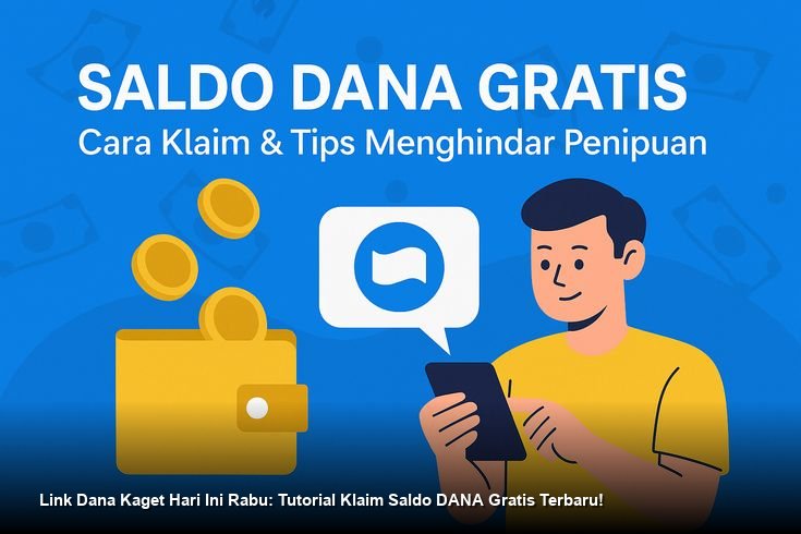 Link Dana Kaget Hari Ini Rabu: Tutorial Klaim Saldo DANA Gratis Terbaru!