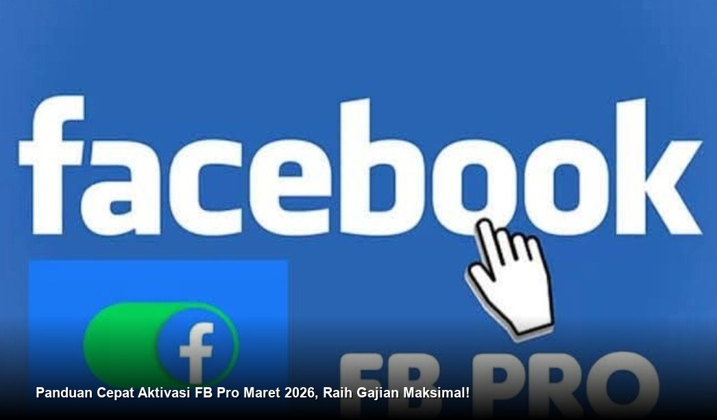 Ilustrasi tampilan dasbor Facebook Professional Mode di smartphone yang menunjukkan peningkatan *earnings* dan notifikasi kelayakan *In-Stream Ads*.