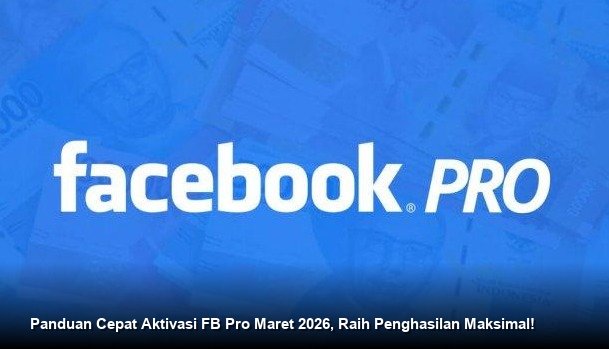 Ilustrasi tampilan dashboard Facebook Professional Mode di smartphone yang menunjukkan grafik pertumbuhan pengikut dan notifikasi potensi pendapatan dari In-Stream Ads.