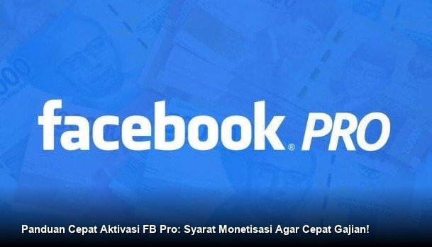 Ilustrasi tampilan dasbor Facebook Professional Mode di smartphone yang menunjukkan metrik pertumbuhan *followers* dan notifikasi potensi pendapatan dari iklan.