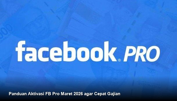 Ilustrasi tampilan dasbor Facebook Professional Mode di smartphone yang menunjukkan metrik pertumbuhan pengikut dan notifikasi potensi pendapatan dari In-Stream Ads.