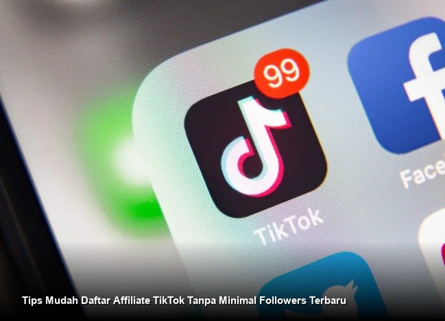 Ilustrasi smartphone menampilkan antarmuka TikTok dengan notifikasi transfer uang yang menunjukkan peningkatan saldo akun.
