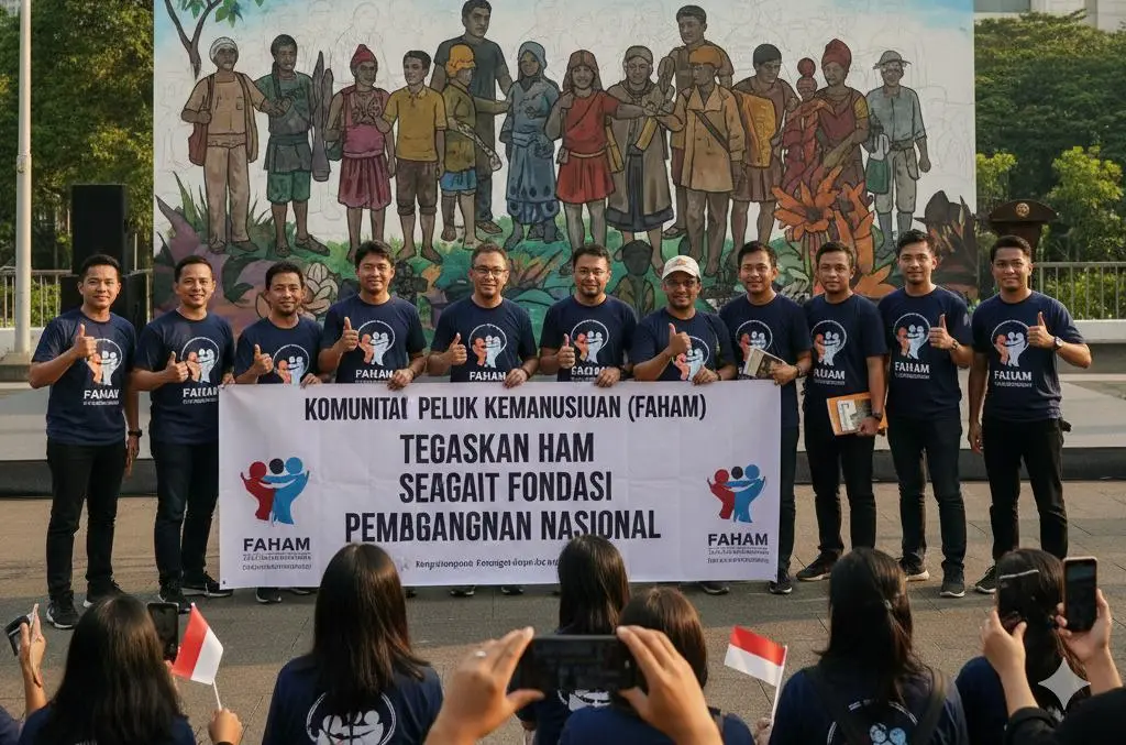 Komunitas Peluk Kemanusiaan (FAHAM) Tegaskan “HAM Sebagai Fondasi Pembangunan Nasional”