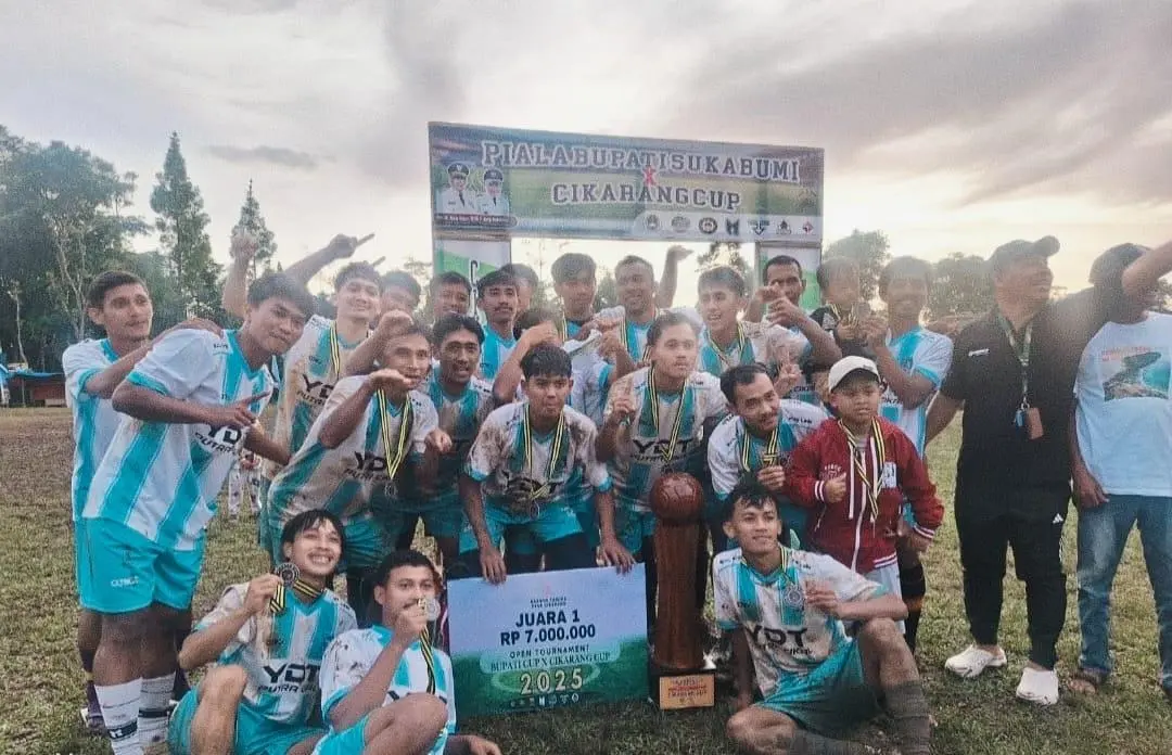 YDT Ujunggenteng Juara Bupati Cup 2025, Final Sengit Berakhir Adu Penalti