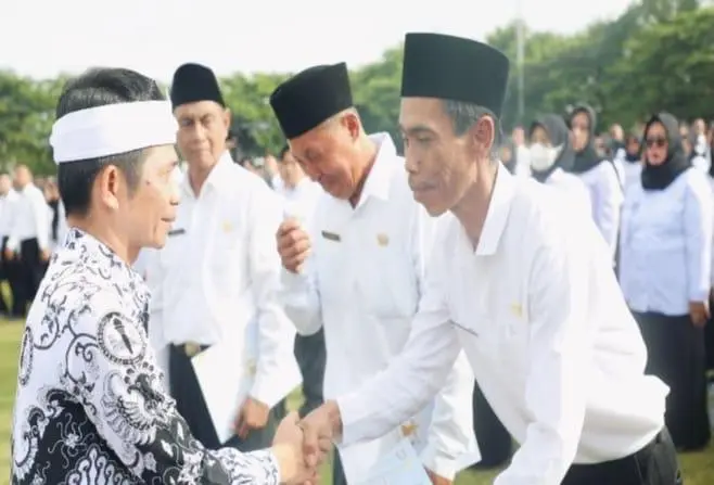 Pelantikan 4.408 PPPK Paruh Waktu di Purwakarta