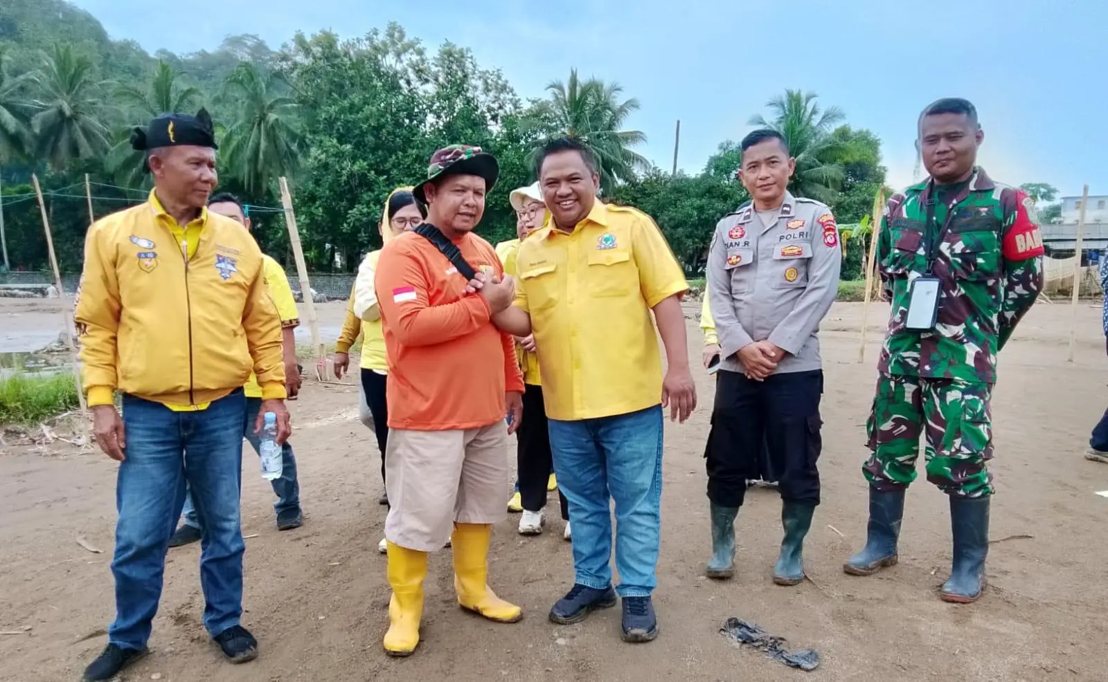 Ketua DPRD Sukabumi Sigap Tinjau Lokasi Banjir Bandang Cisolok