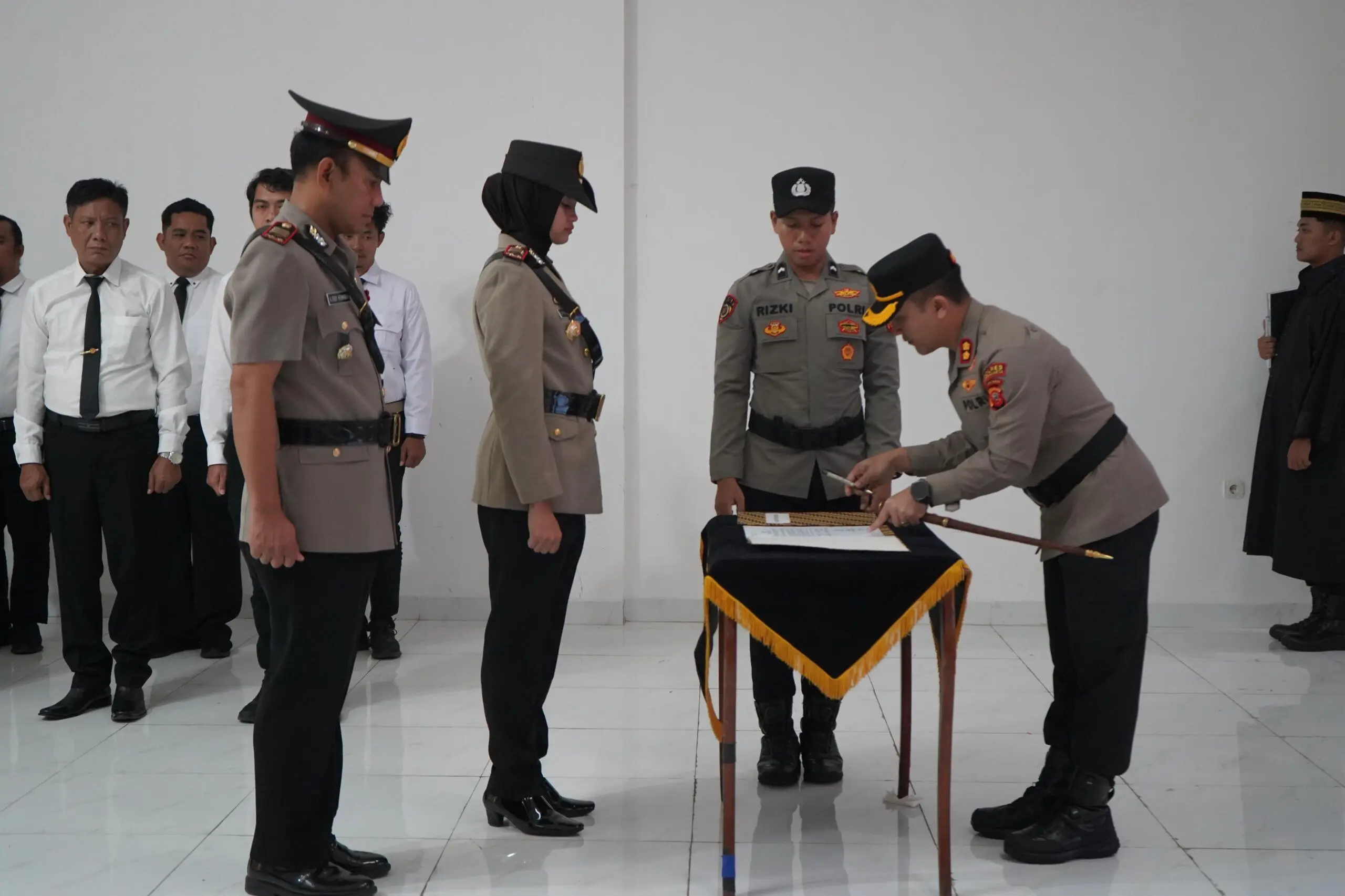 Serah Terima Jabatan Kasat Intel Polres Purwakarta 