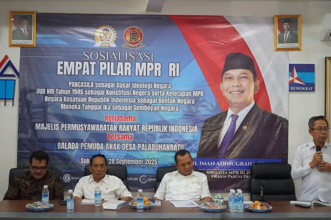 Sosialisasi Empat Pilar Bersama Pemuda Blades, Iman Adinugraha Tegaskan Peran Strategis MPR RI